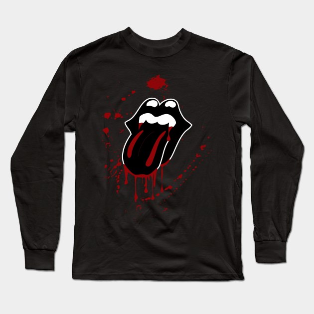 Bite Me Long Sleeve T-Shirt by retrogameraddict